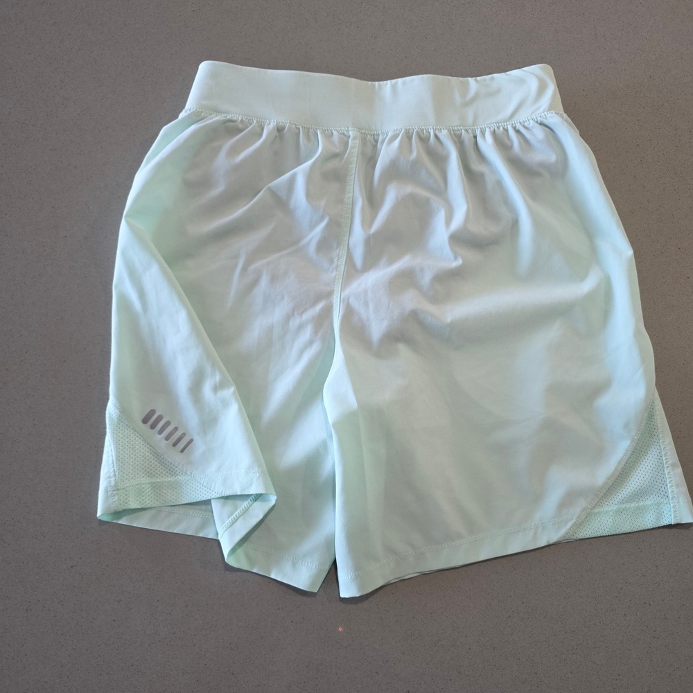 Under Armour Speedpocket‎ Running Shorts Mint Green Women Small Athletic Gym
